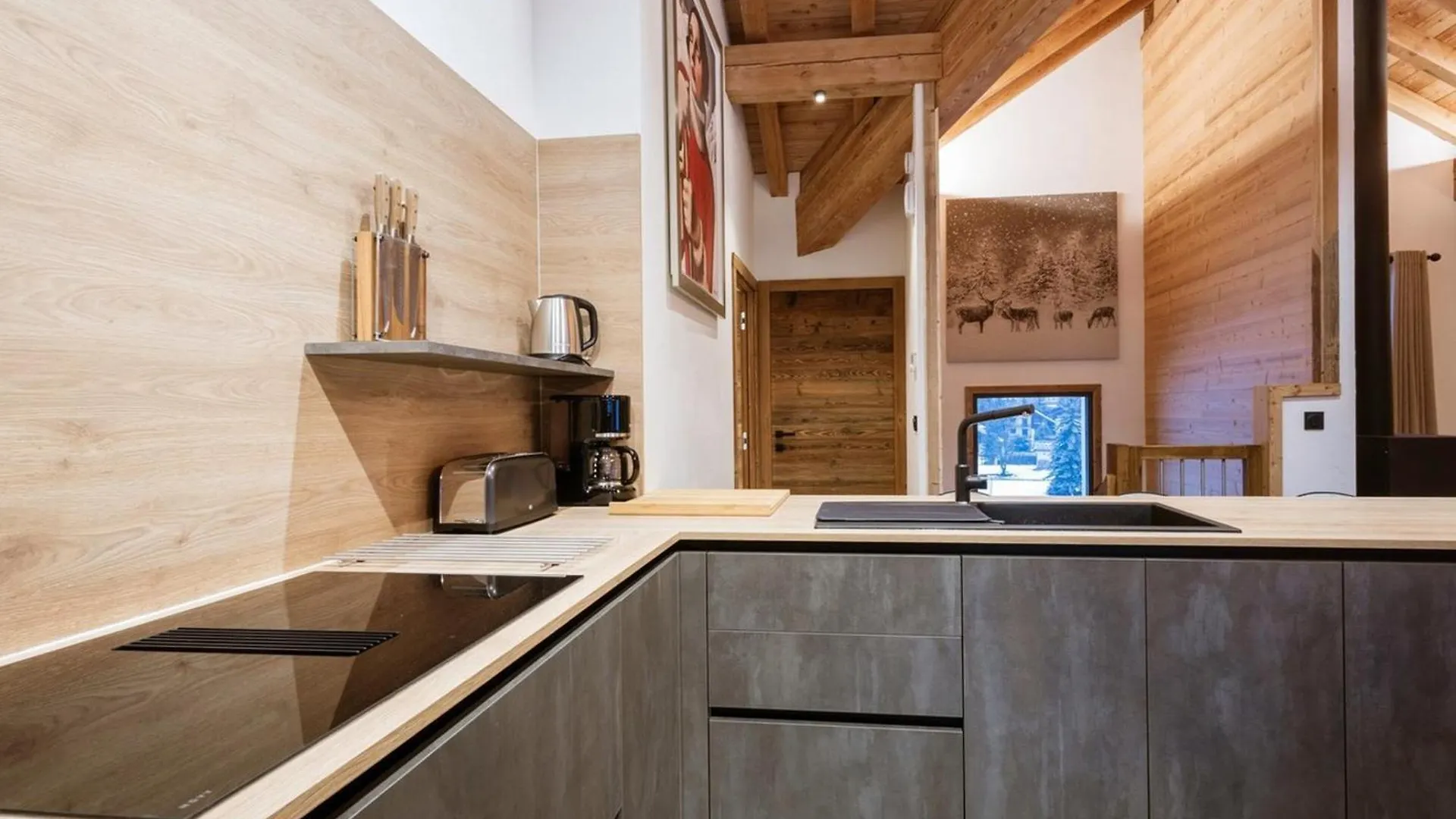 Chalet En Triplex Pour 14 Personnes Avec Wifi, Parking Et Terrasse - Fr-1-263-546 Valloire